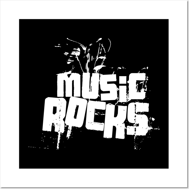 Music Rocks Wall Art by MRSY